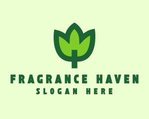 Green Eco Leaf logo design