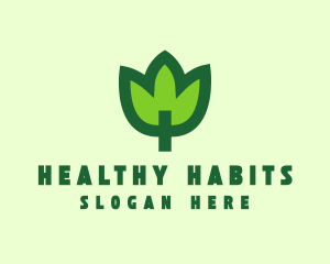 Green Eco Leaf logo design