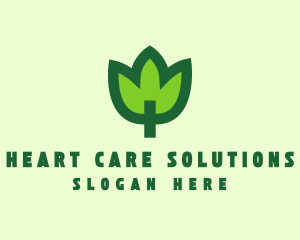 Green Eco Leaf logo design