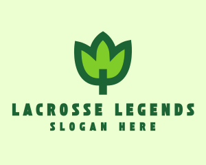 Green Eco Leaf logo design