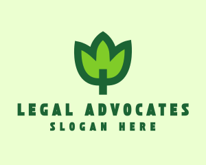 Green Eco Leaf logo design