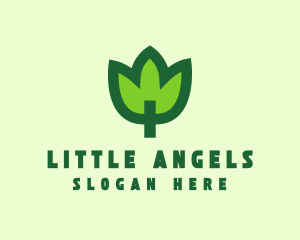 Green Eco Leaf logo design