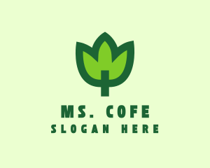 Green Eco Leaf logo design