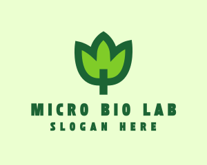 Green Eco Leaf logo design