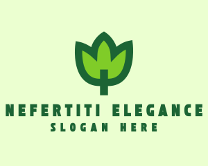 Green Eco Leaf logo design