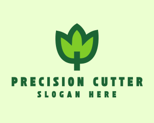 Green Eco Leaf logo design