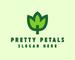 Green Eco Leaf logo design