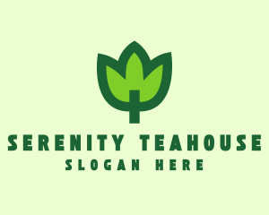 Green Eco Leaf logo design