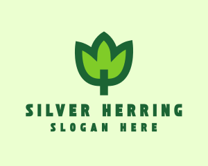 Green Eco Leaf logo design