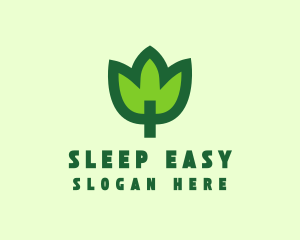 Green Eco Leaf logo design