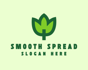 Green Eco Leaf logo design