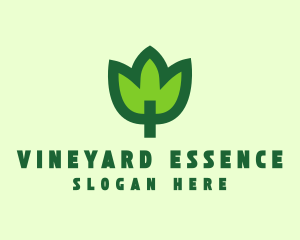 Green Eco Leaf logo design