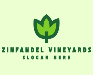 Green Eco Leaf logo design