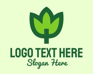 Green Leaf - Green Eco Leaf logo design