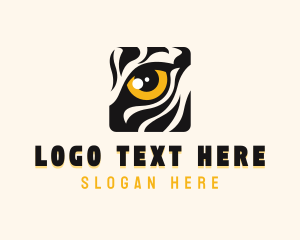 Wildlife - Tiger Eye Zoo logo design