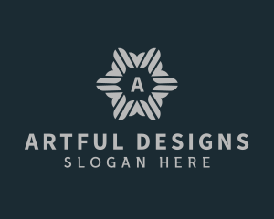 Decorative Sparkle Star logo design