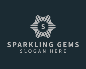 Decorative Sparkle Star logo design