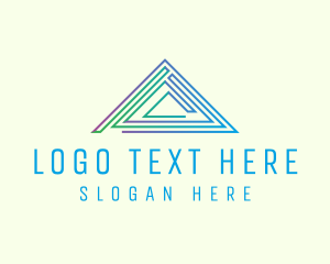 Blue - Modern Professional Roof logo design