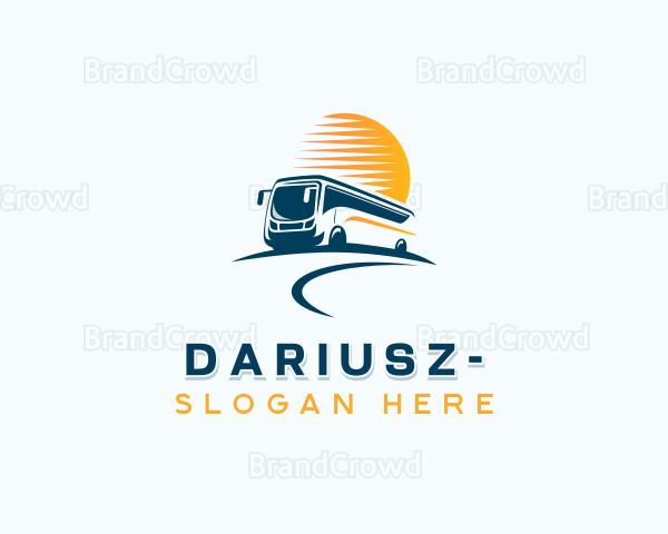 Bus Travel Transportation Logo