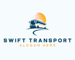 Transportation - Bus Travel Transportation logo design