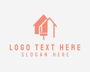 Service - Home Residence Paint logo design