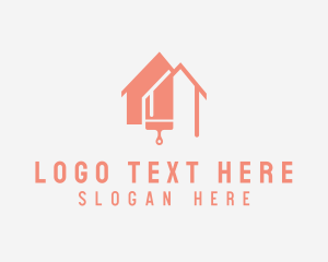 Remodeling - Home Residence Paint logo design