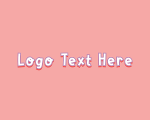 Pop Art - Sweet Candy Wordmark logo design