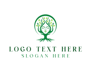 Wellness Tree Woman Logo