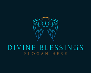 Holy Angelic Wings logo design