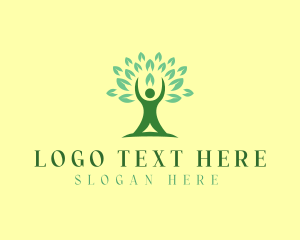Support Group - Human Nature Tree logo design