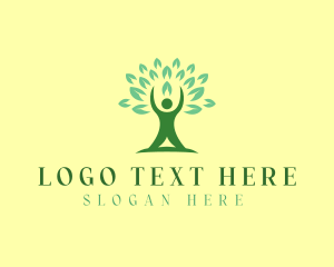 Crowdfunding - Human Nature Tree logo design