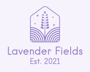 Lavender - Lavender Field House logo design