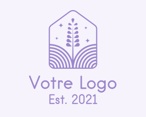 Hill - Lavender Field House logo design