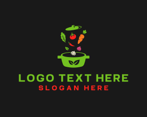 Leaf - Healthy Vegetable Pot logo design