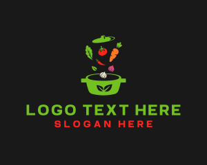 Healthy Vegetable Pot Logo