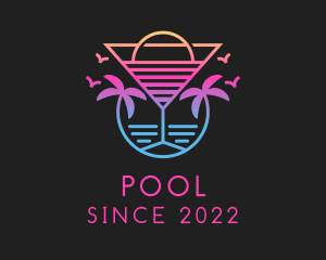 Sunset Cocktail Beach Resort  logo design