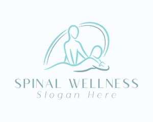 Spinal - Wellness Spa Massage logo design