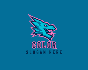 Fierce Blue Dragon Logo