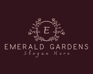 Floral Lettermark Decoration logo design