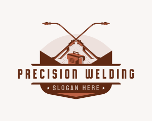 Welding - Welding Equipment Machinist logo design