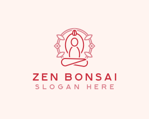 Yoga Zen Meditation logo design