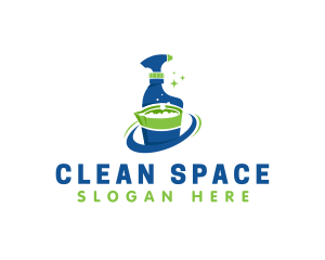 Tidy - Housekeeping Cleaning Spray logo design