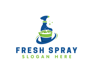 Spray - Housekeeping Cleaning Spray logo design