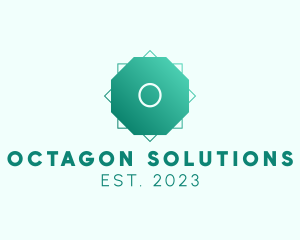 Octagon - Gradient Octagon Geometric Business logo design