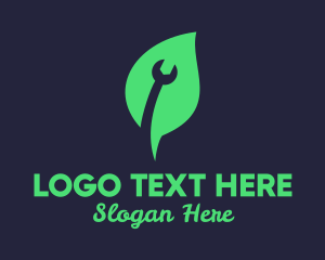 Leaf - Green Leaf Repair logo design