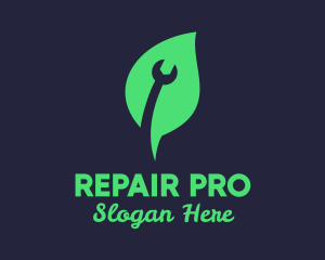 Green Leaf Repair  logo design