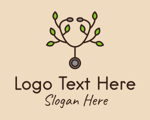 Herbs - Organic Leaf Stethoscope logo design