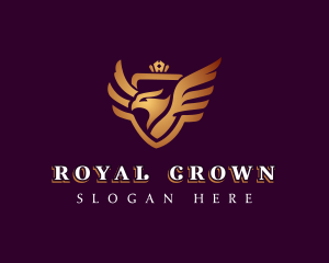 Royal Crown Phoenix logo design