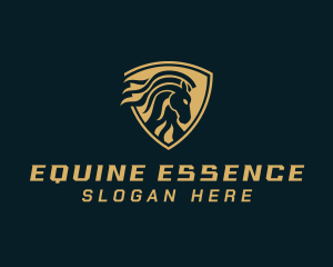 Equine - Equine Horse Shield logo design