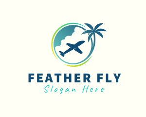 Travel Fly Airplane logo design